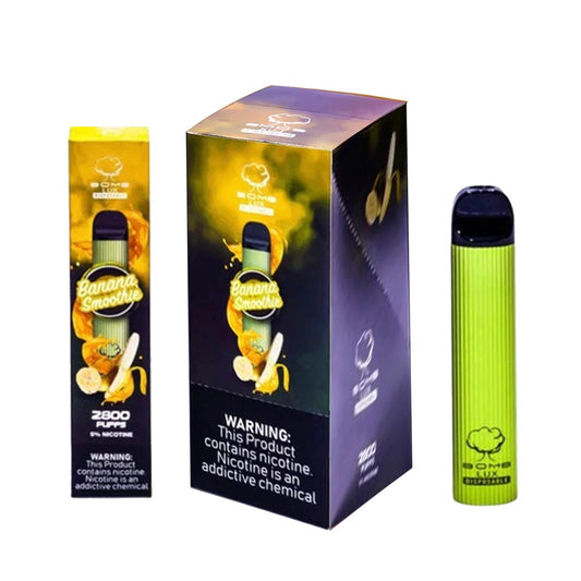 BOMB LUX 5% NIC DISPOSABLE - BANANA SMOOTHIE