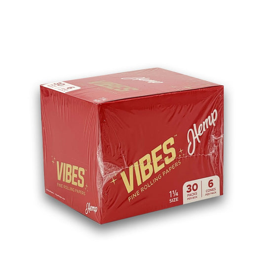 VIBES 1 1/4 HEMP COFFIN CONES