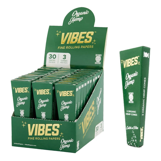 VIBES KS ORGANIC HEMP COFFIN CONES