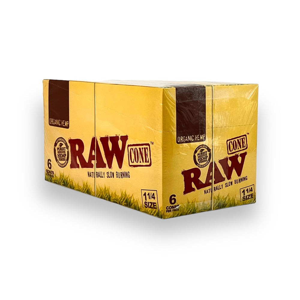 RAW ORGANIC HEMP CONES 1 1/4