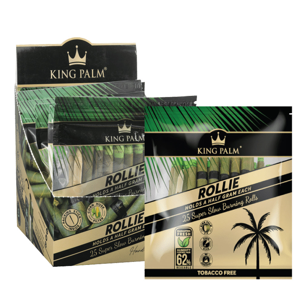 KING PALM ROLLIE .5G 25CT ROLLS
