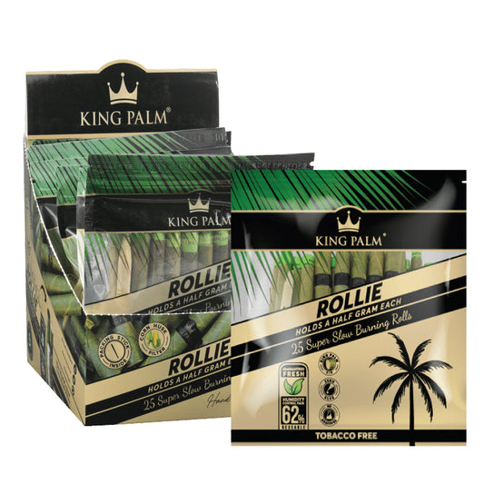 KING PALM ROLLIE .5G 25CT ROLLS