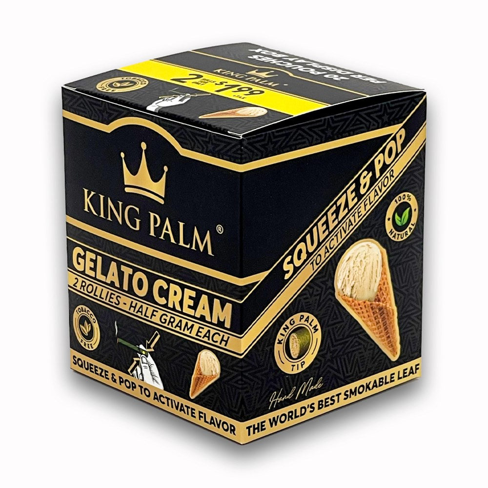 KING PALM ROLLIES .5G 2/$1.99 - GELATO CREAM