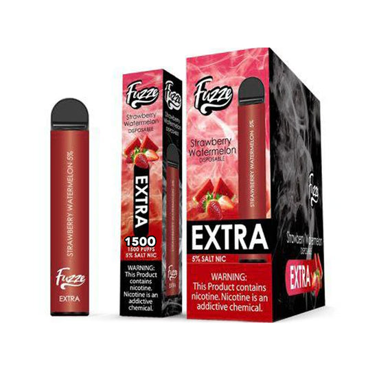 FUZZE EXTRA 5% SALT NIC DISPOSABLE - STRAW WATRMLN