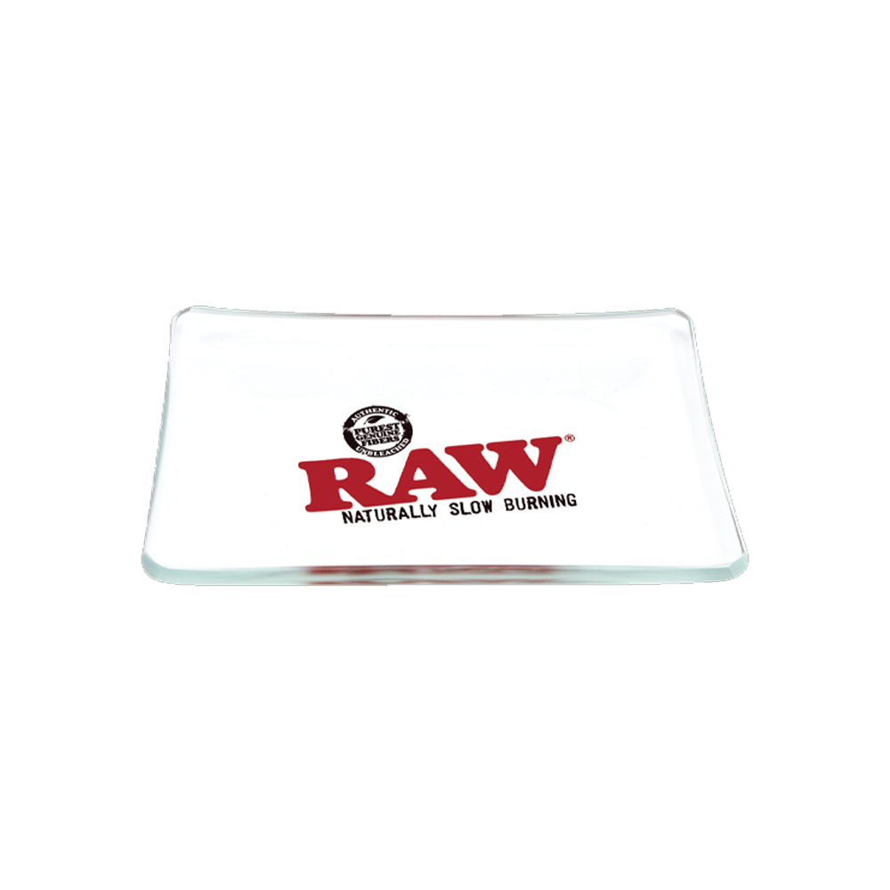 RAW STAR GLASS ROLLING TRAY