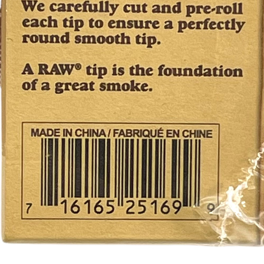 RAW PRE-ROLLED SLIM TIPS