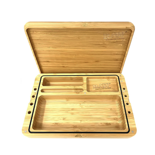 RAW SPIRIT BOX GASKETED MAGNETIC LID ROLLING TRAY