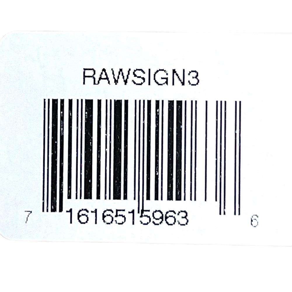 RAW OPEN SIGN