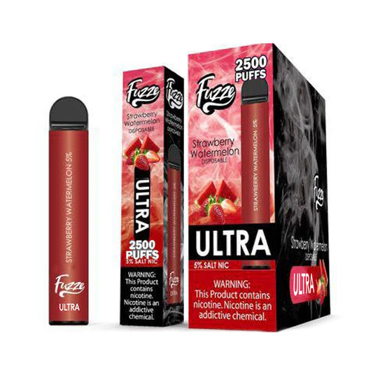 FUZZE ULTRA 5% SALT NIC DISPOSABLE - STRAW WATRMLN