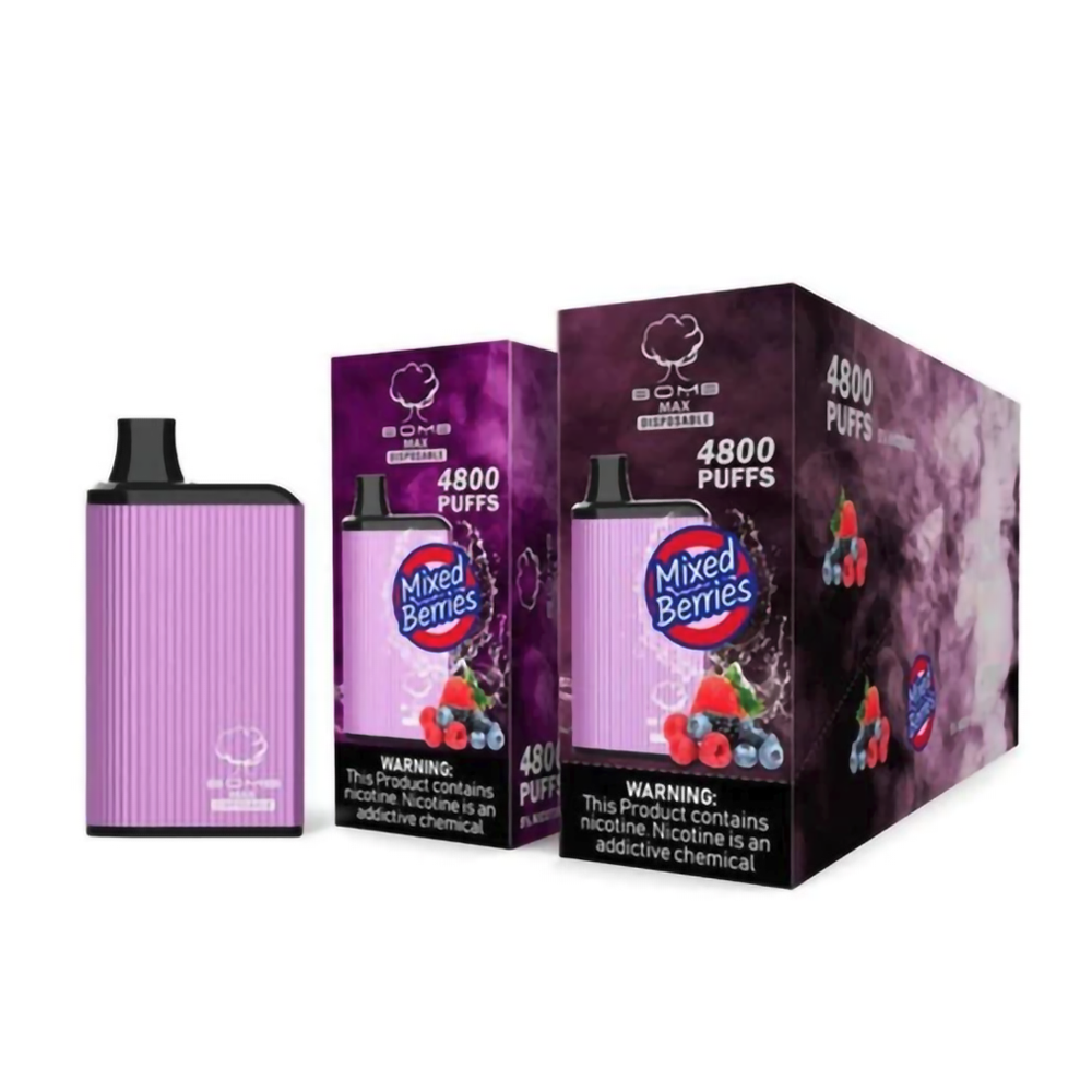 BOMB MAX 5% NIC DISPOSABLE - MIXED BERRIES