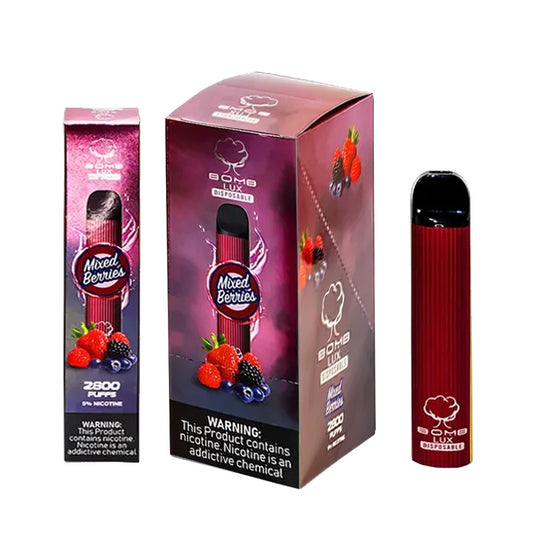 BOMB LUX 5% NIC DISPOSABLE - MIXED BERRIES