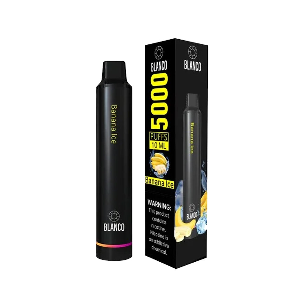 BLANCO 5% SALT NIC DISPOSABLE - STRAW BANANA ICE
