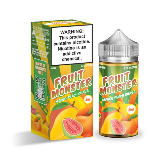FRUIT MONSTER 100ML JUICE 3MG - MANGO PEACH GUAVA