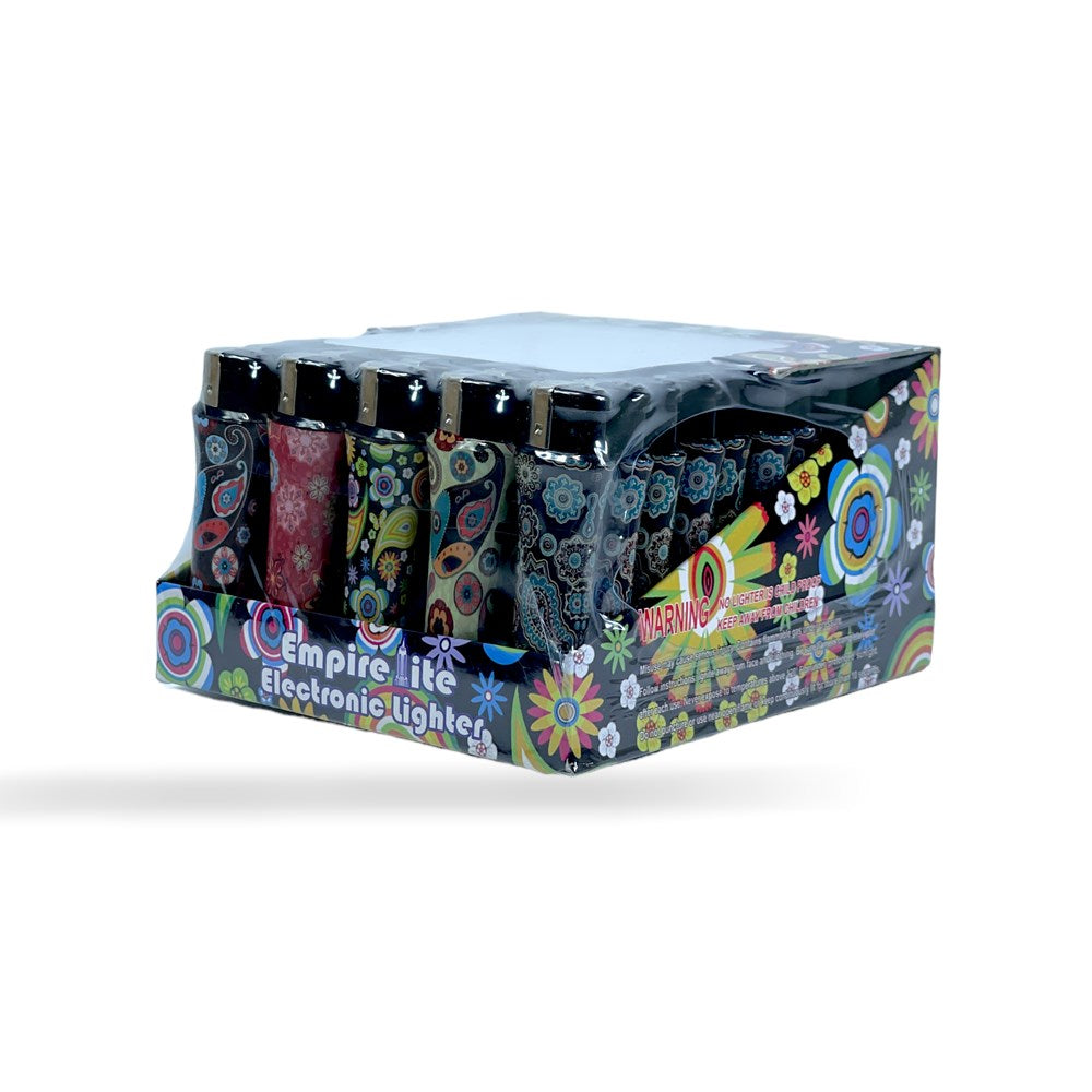 EMPIRE LITE W/ FLOWER DESIGN LIGHTER