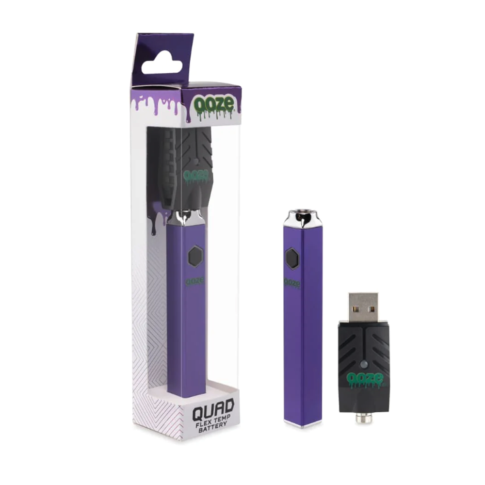 OOZE QUAD FLEX TEMP BATTERY - ULTRA PURPLE