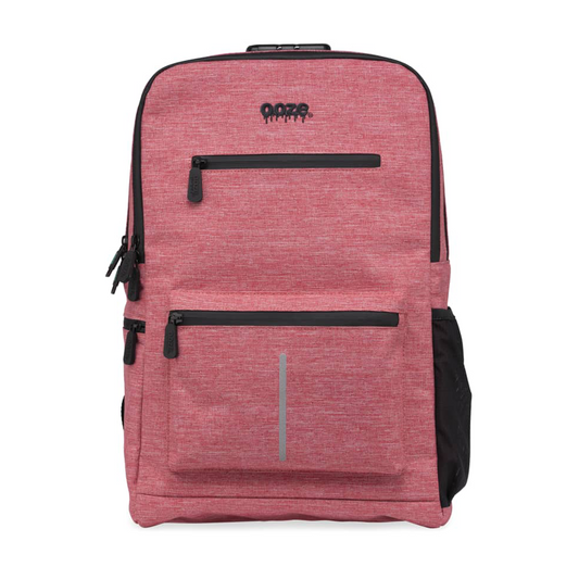 OOZE TRAVELER SMELL PROOF CLASSIC BACKPACK - CORAL RED