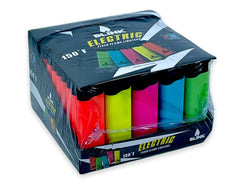 BLINK ELECTRIC FIXED FLAME NEON LIGHTERS - ASSORTED COLORS