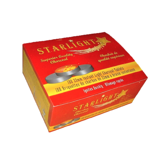 STARLIGHT 33MM CHARCOAL 100PC - STRAWBERRY