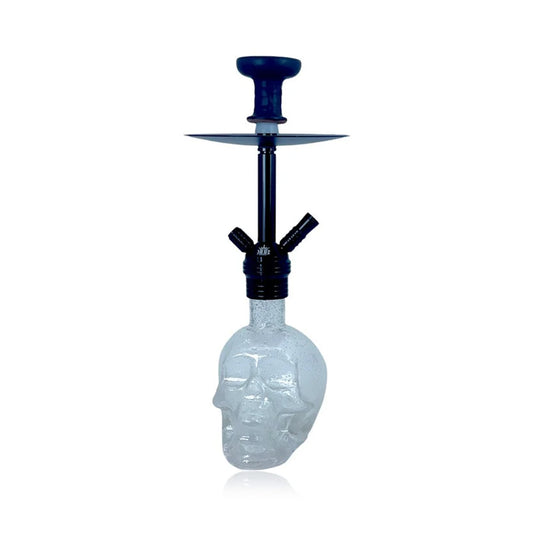 MOB HOOKAH 19" SKULL - BLACK GLOW
