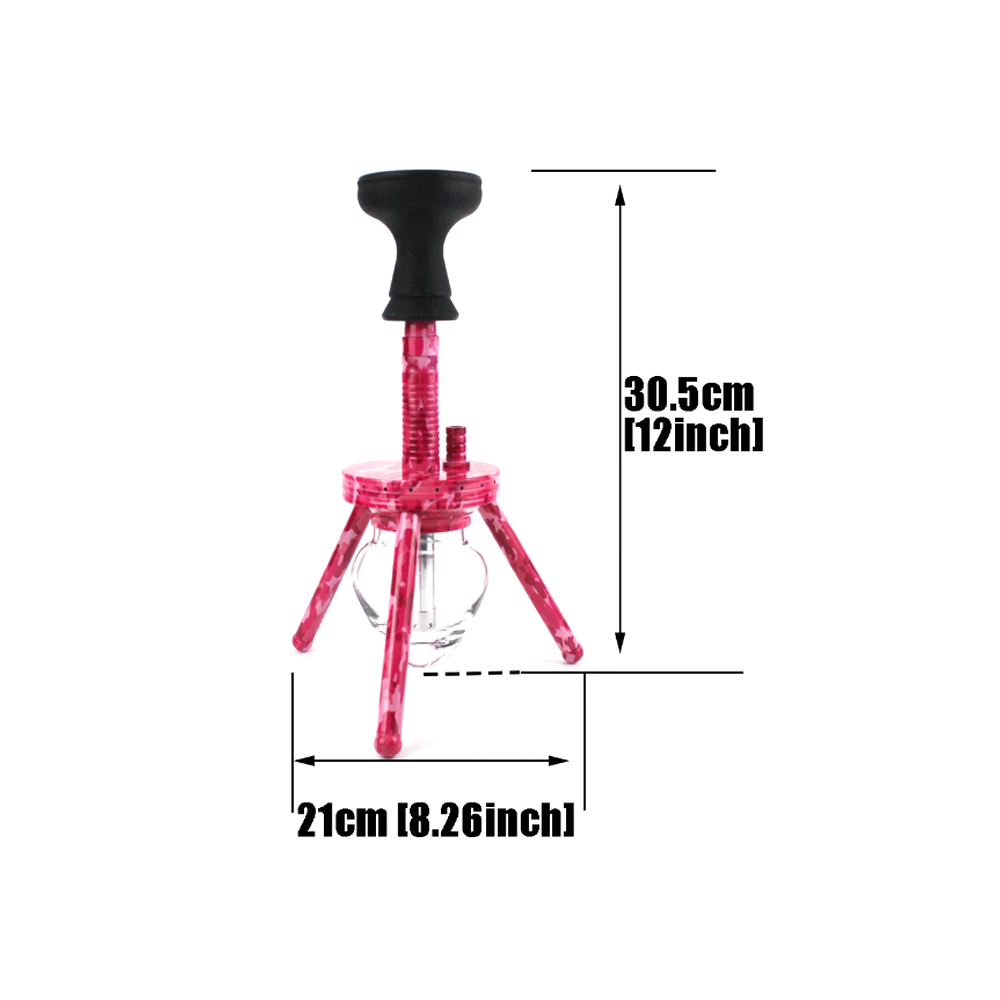 MOB HOOKAH 12" MINI SPIDER - PINK CAMO