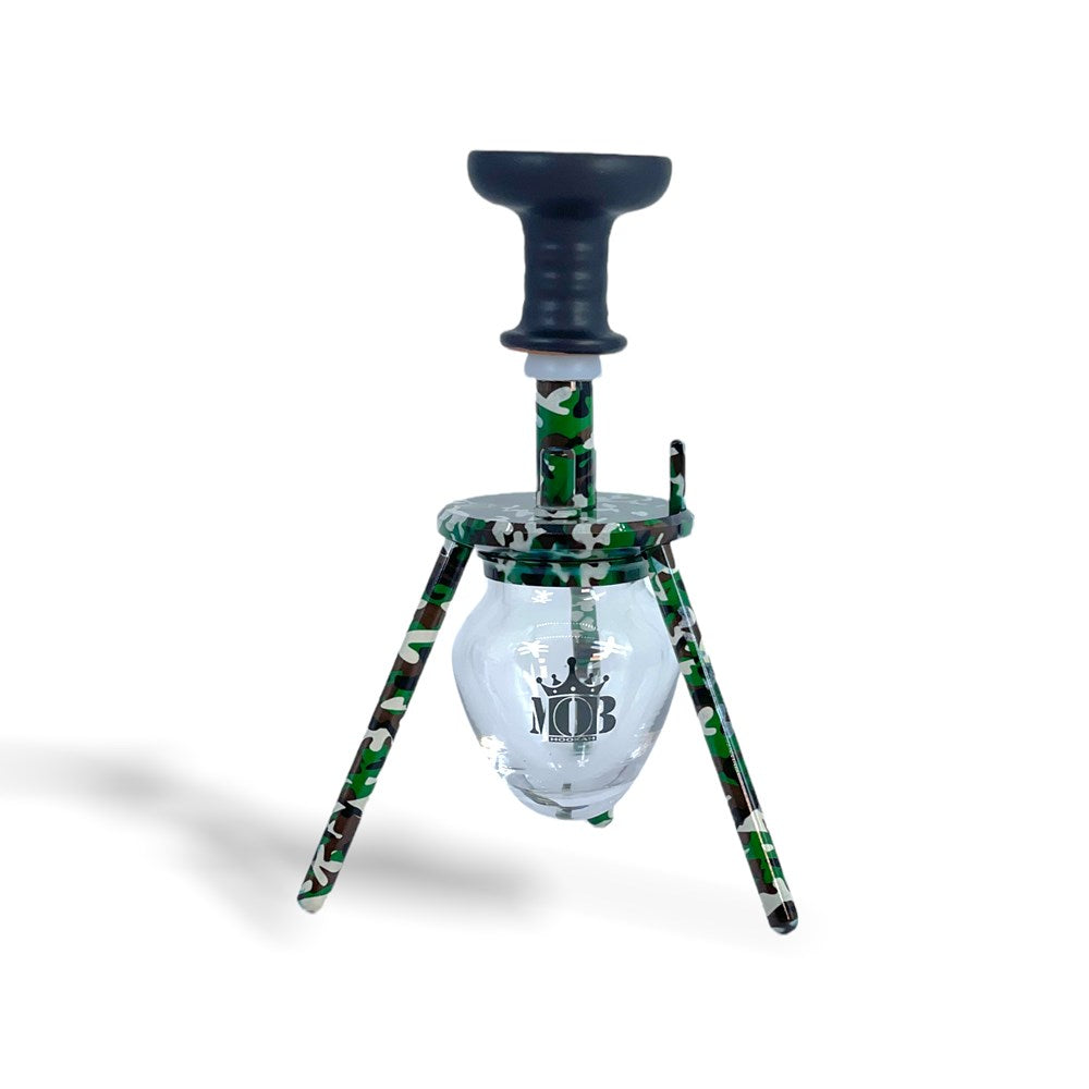 MOB HOOKAH 12" MINI SPIDER - GREEN CAMO