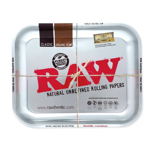 RAW SMALL METAL SILVER TRAY