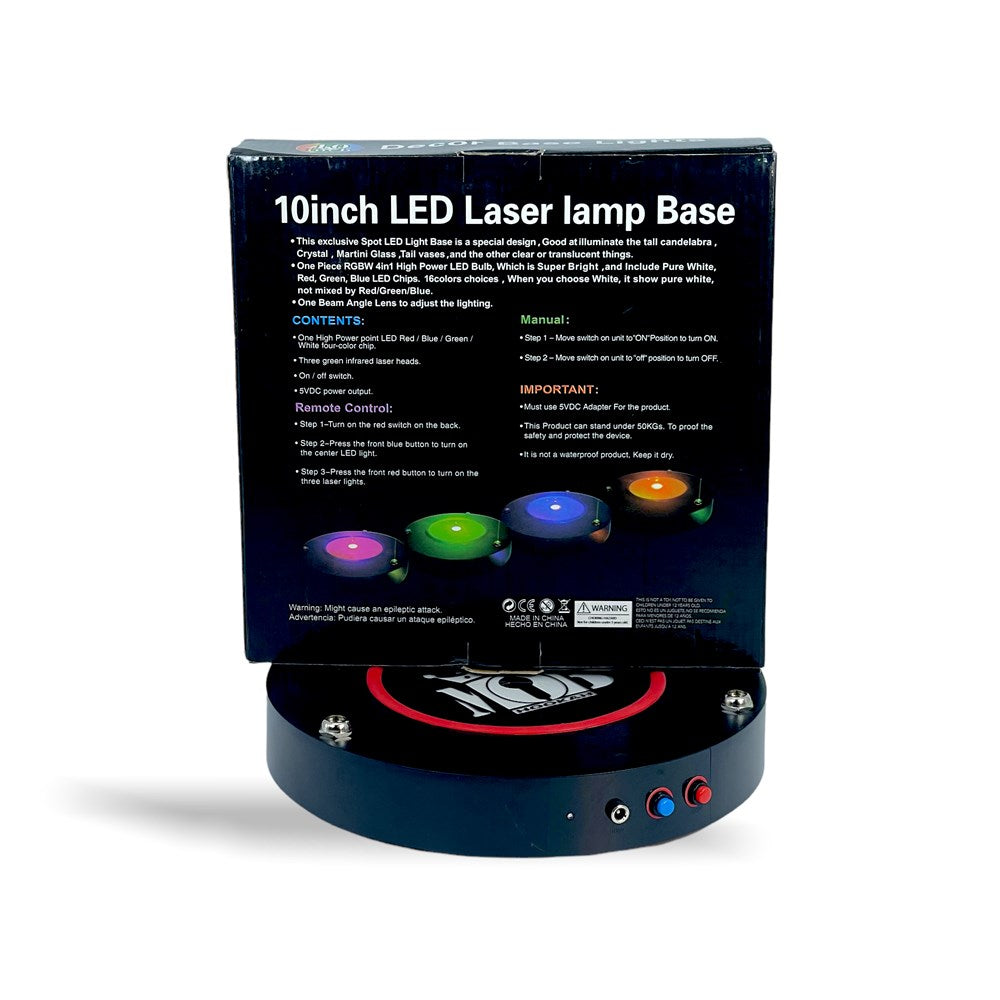 MOB 10" LED LASER LAMP BASE