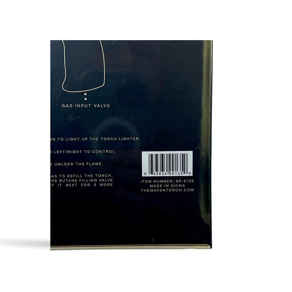 MAVEN WINDPROOF MODEL K TORCH LIGHTER - WHITE