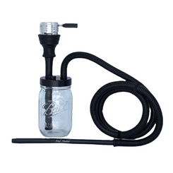 MOB HOOKAH MASON JAR SILVER/ROSE