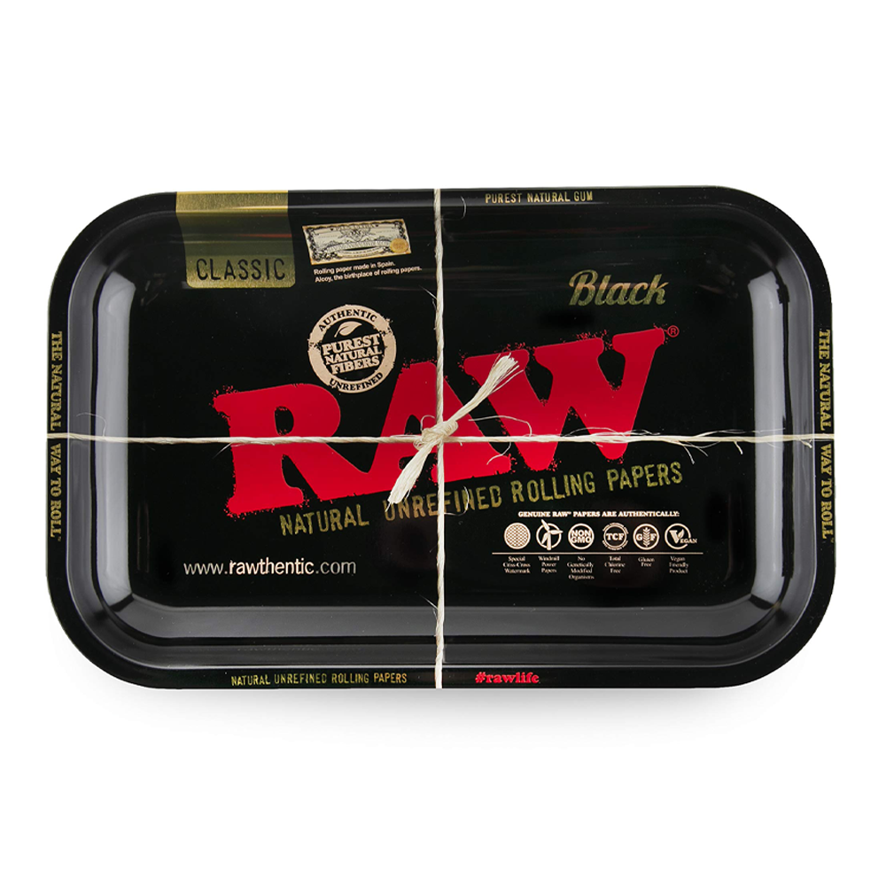 RAW SMALL METAL BLACK TRAY