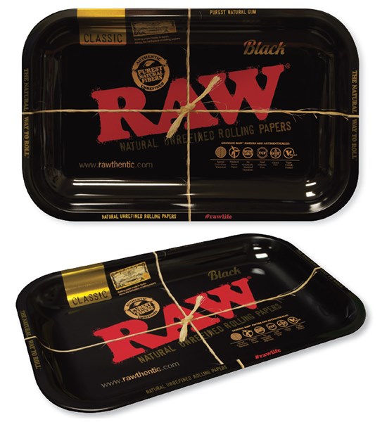 RAW SMALL METAL BLACK TRAY