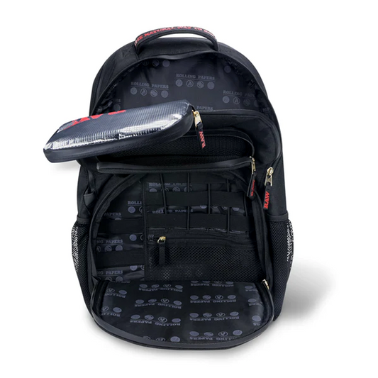 RAW SMELL PROOF BAKEPACK - BLACK