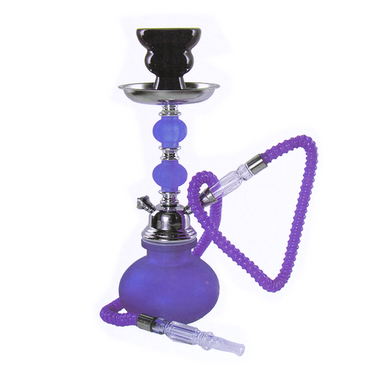 ZEBRA X1 NEON 2-HOSE HOOKAH - PURPLE
