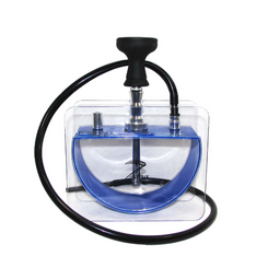 ZEBRA 14" PILLOW HOOKAH - BLUE