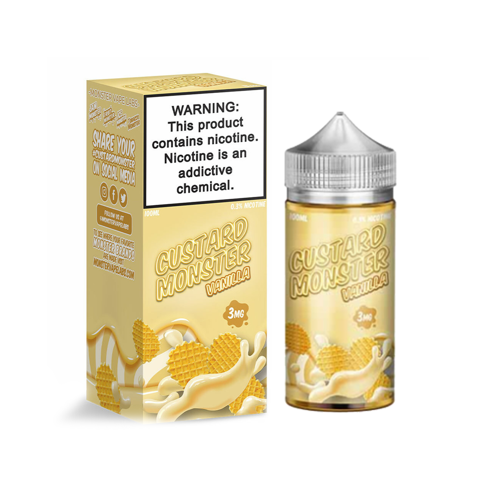CUSTARD MONSTER 100ML JUICE 3MG - VANILLA