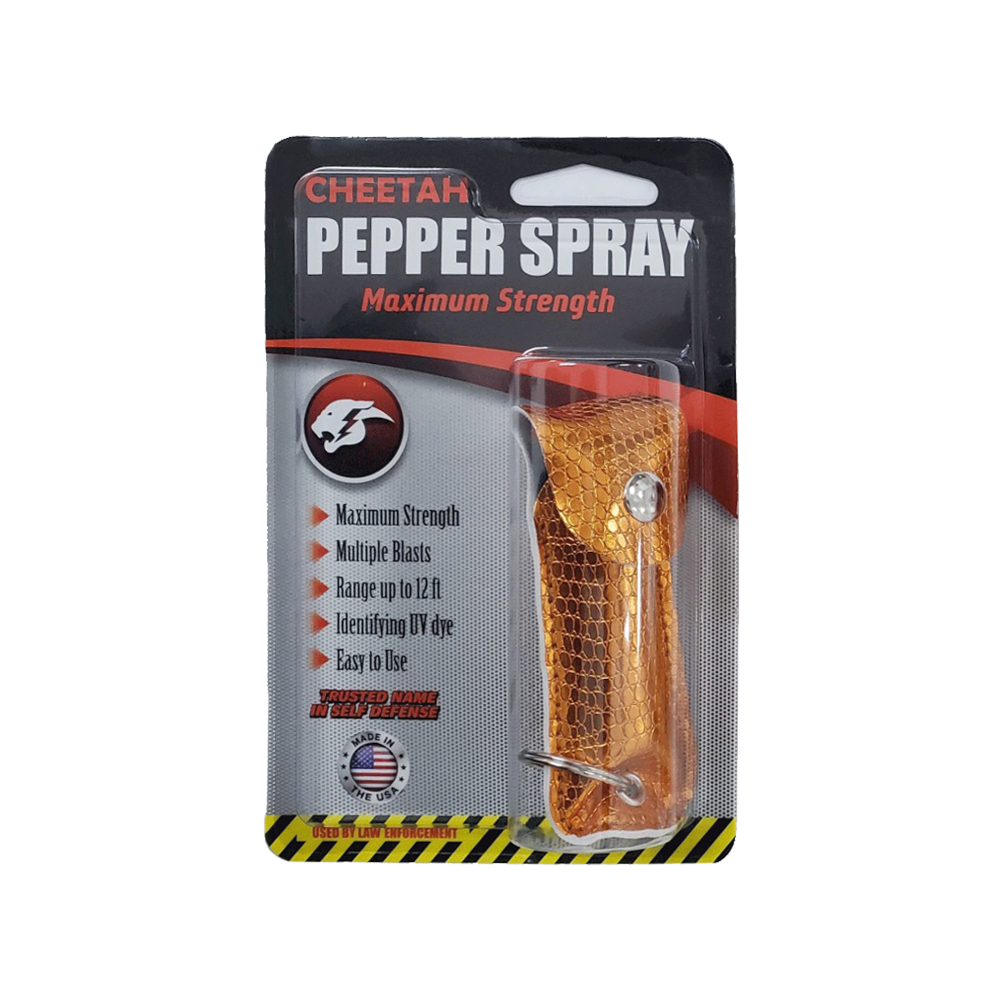 CHEETAH PEPPER SPRAY - GOLD SNAKE