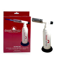 BEST WHIP SINGLE FLAME TORCH - WHITE