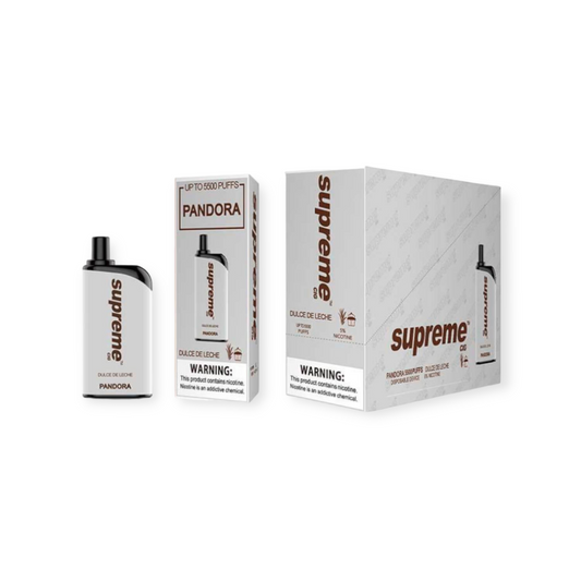 SUPREME PANDORA 5% SALT NIC DISPOSABLE - DULCE DE LECHE