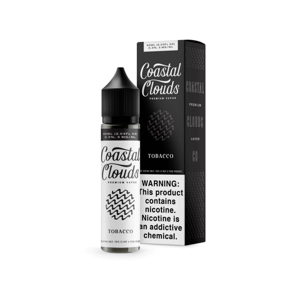 COASTAL CLOUDS 60ML JUICE 3MG  - CUBAN TOBACCO