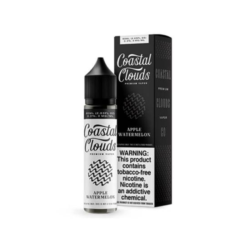 COASTAL CLOUDS 60ML JUICE 3MG (TFN) - APPLE WATERMELON