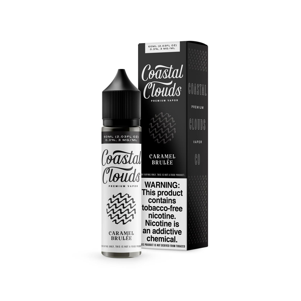 COASTAL CLOUDS 60ML JUICE 3MG (TFN) - CARAMEL BRULEE