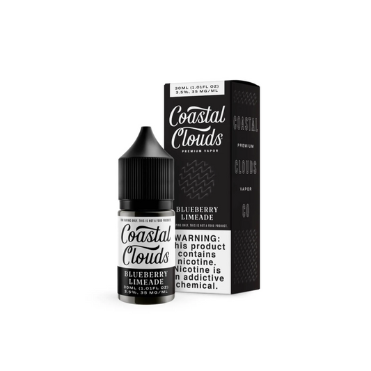 COASTAL CLOUDS 30ML SALT NIC JUICE 50MG - BLUEBERRY LIMEADE