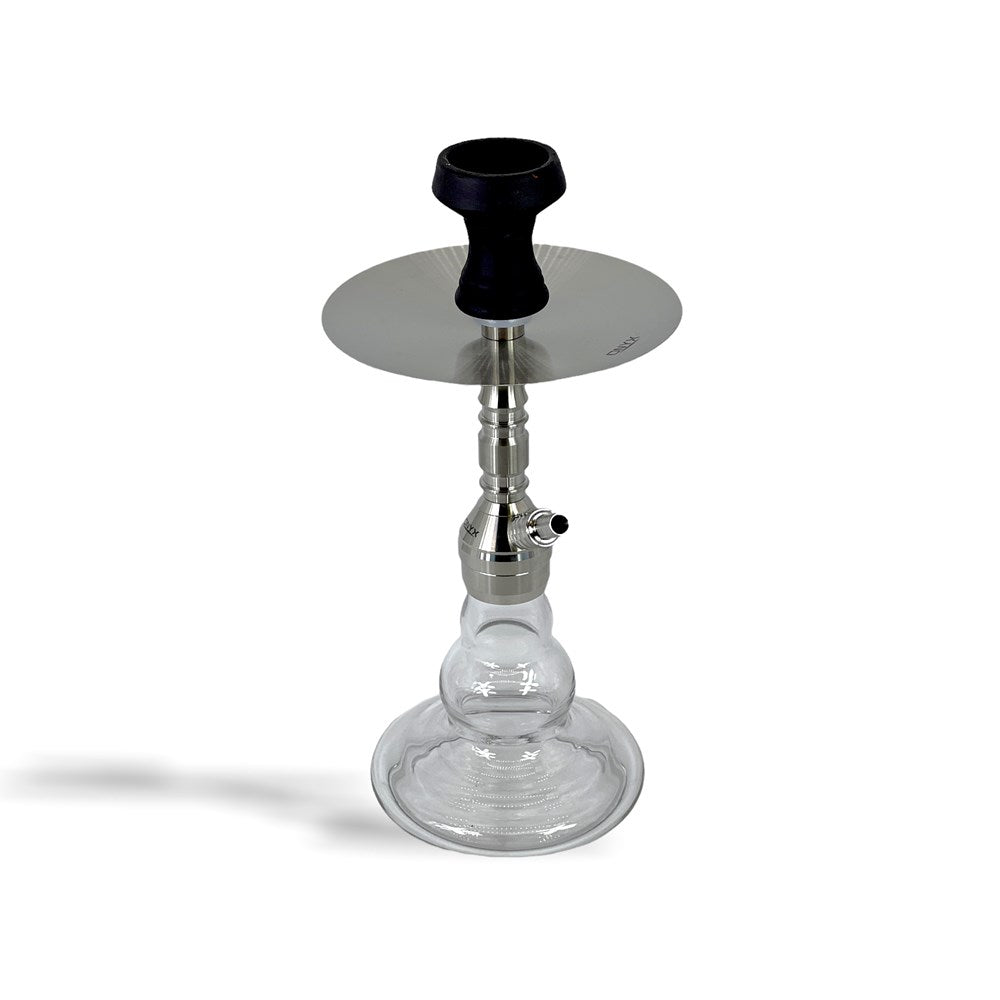 MOB HOOKAH 20" GAMMA STAINLESS - SILVER