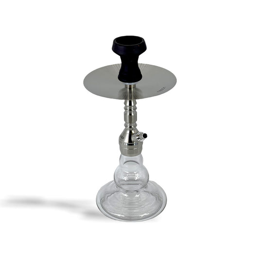 MOB HOOKAH 20" GAMMA STAINLESS - SILVER