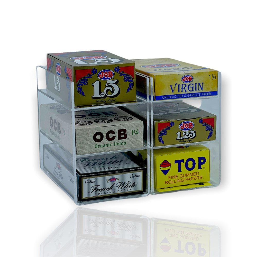 JOB 6 BOXES CIG PAPER CLEAR DISPLAY