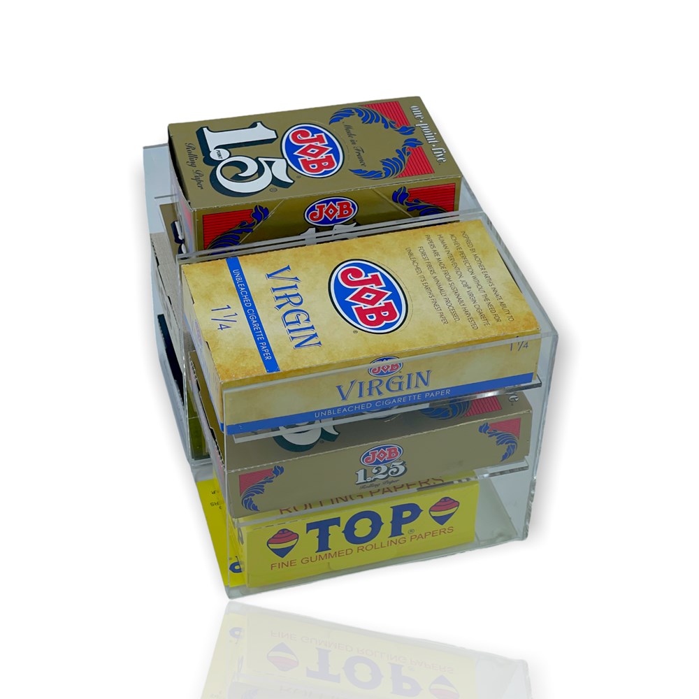 JOB 6 BOXES CIG PAPER CLEAR DISPLAY