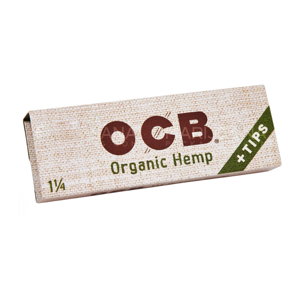 OCB ORGANIC HEMP 1 1/4 +TIPS