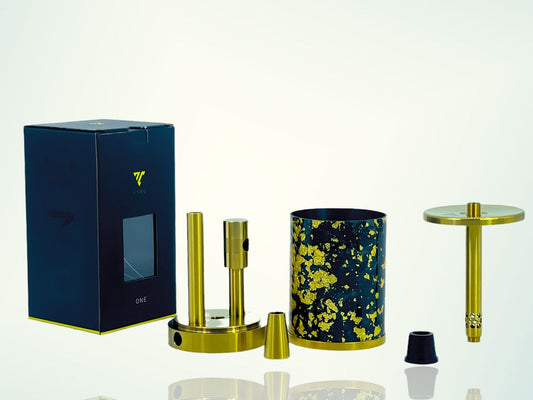 VYRO ONE FORGED HOOKAH - GOLD