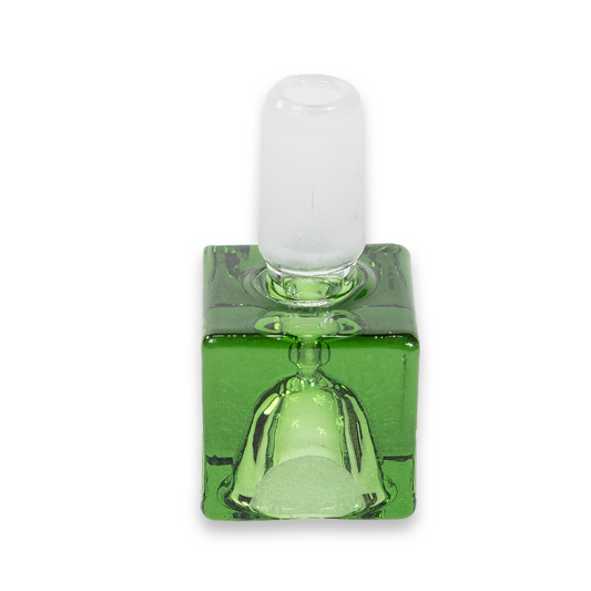 GLASS BOWL MALE 14MM - SQUARE DESIGN