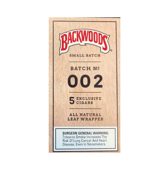 BACKWOODS 5CT BATCH NO. 002 CIGARS